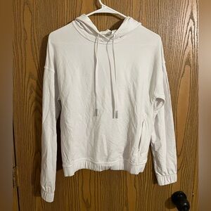 Lululemon Open Back Hoodie Classic White